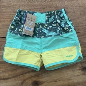 NWT 2T Patagonia Baby Boardshorts